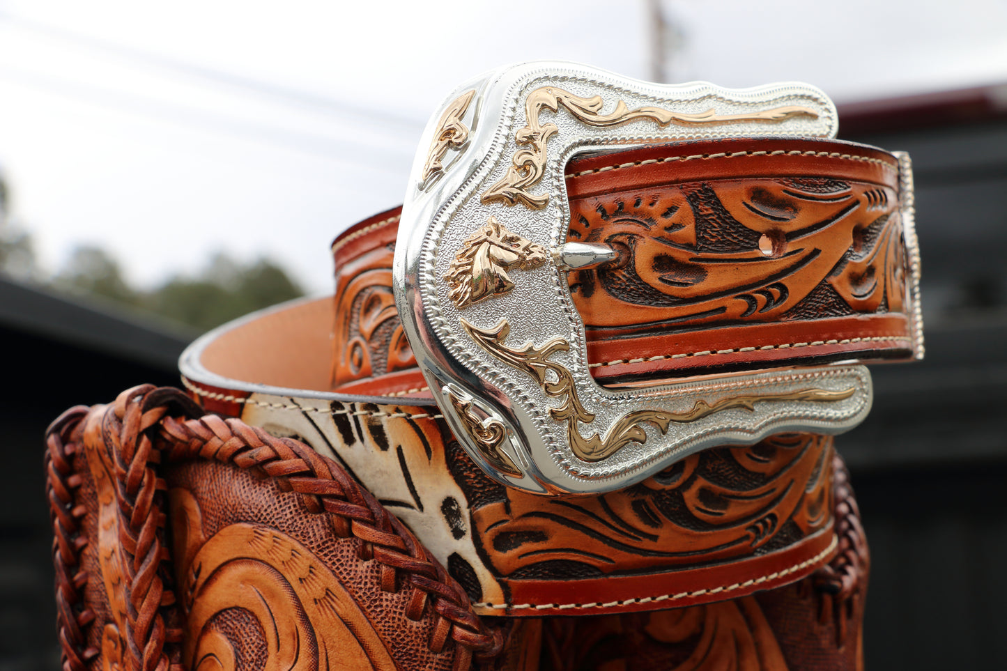 Men's Fully Hand-Tooled Boots