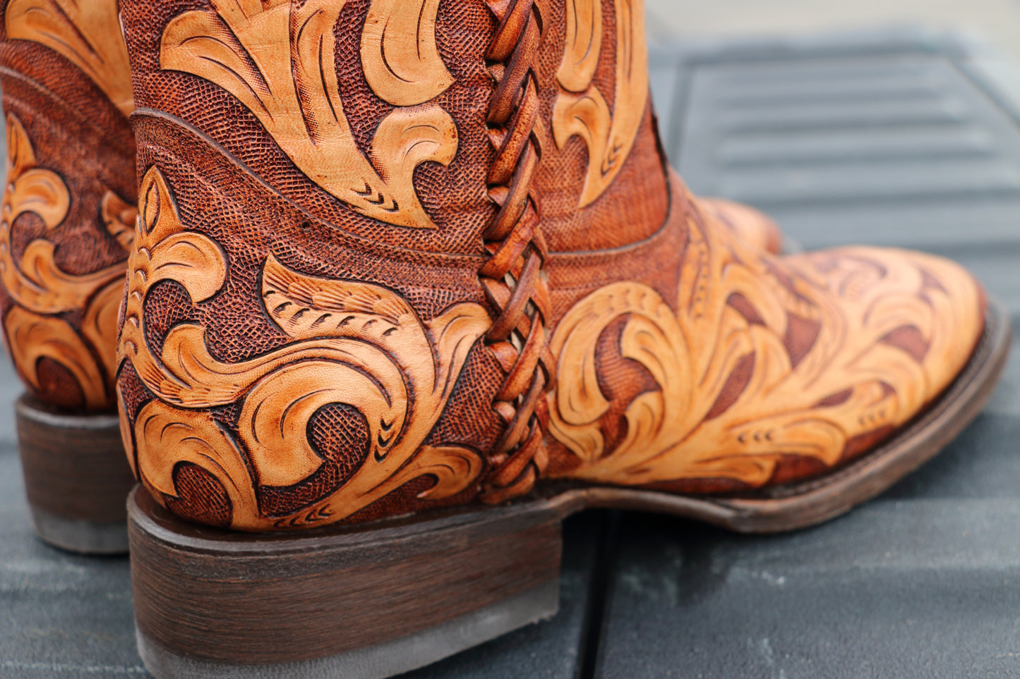 Men's Fully Hand-Tooled Boots