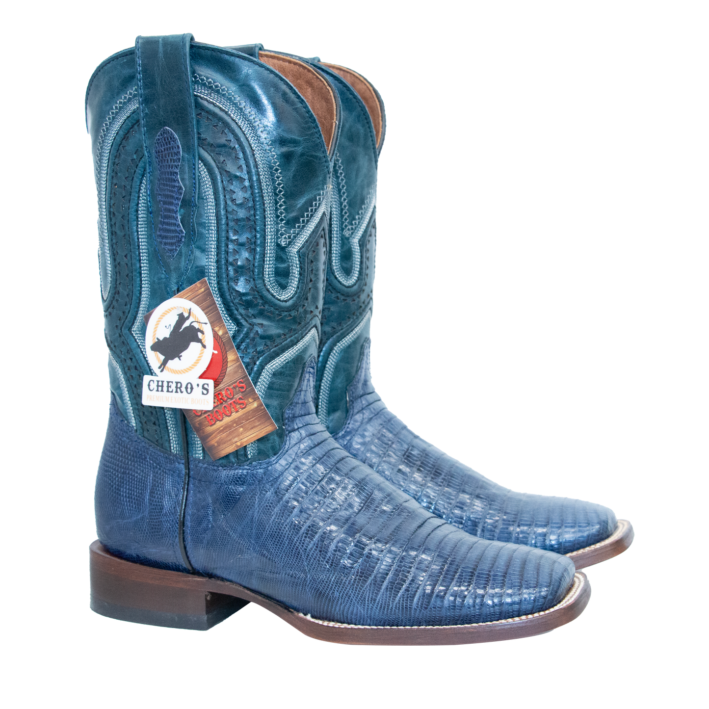 Chero's Premium Exotic Lizard Blue