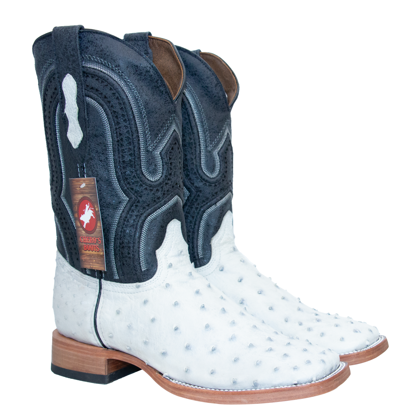 Chero's Premium Exotic Ostrich White