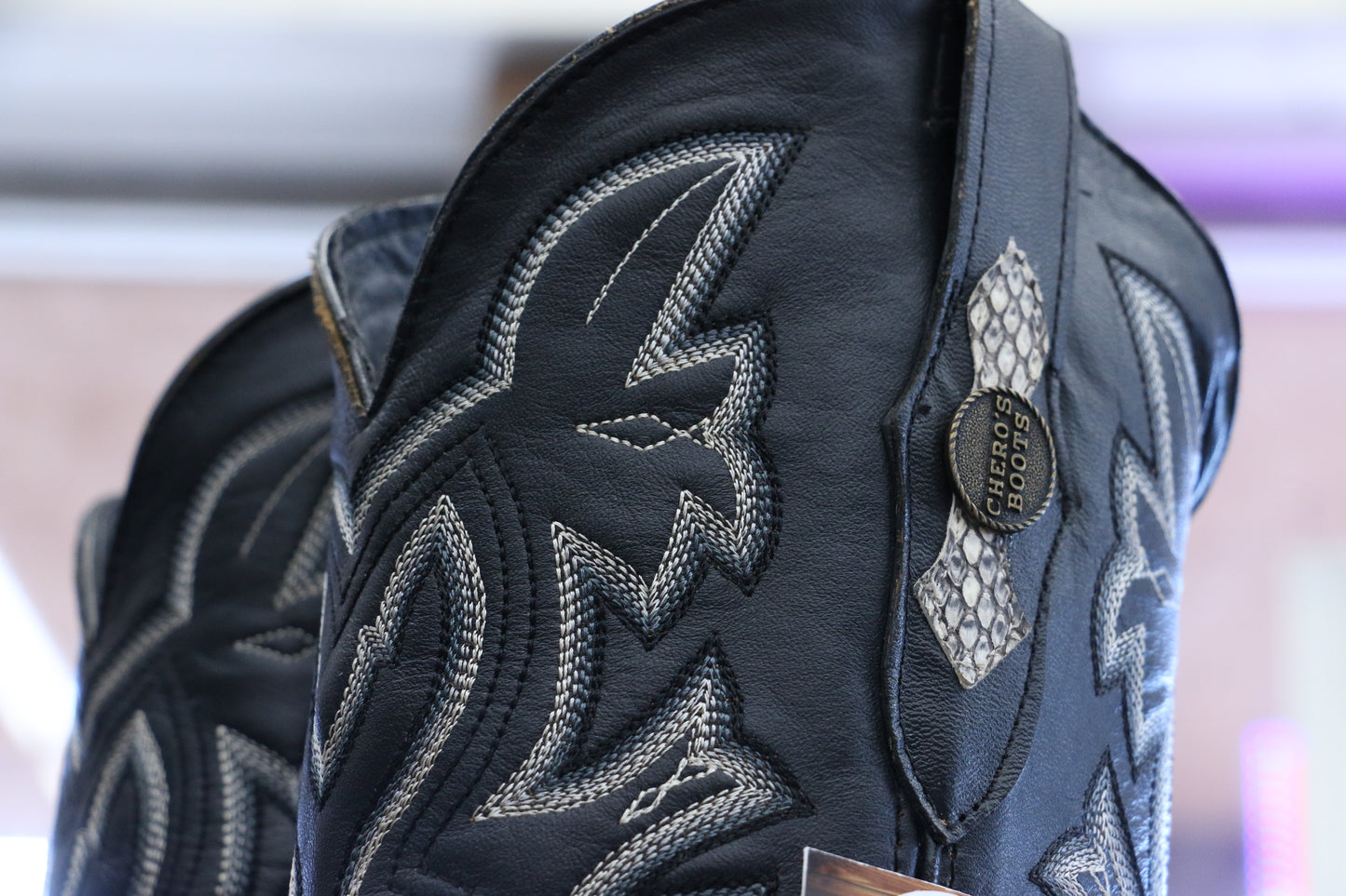 Chero's Premium Exotic Python Natural Back-Cut