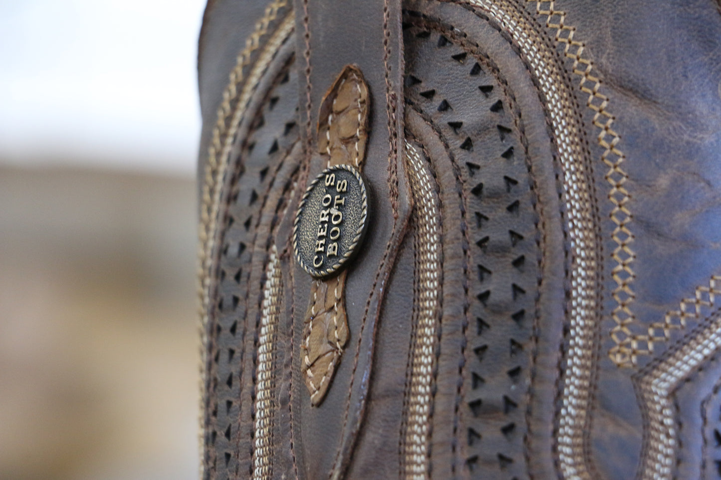 Chero's Premium Exotic Python Honey Nubuck