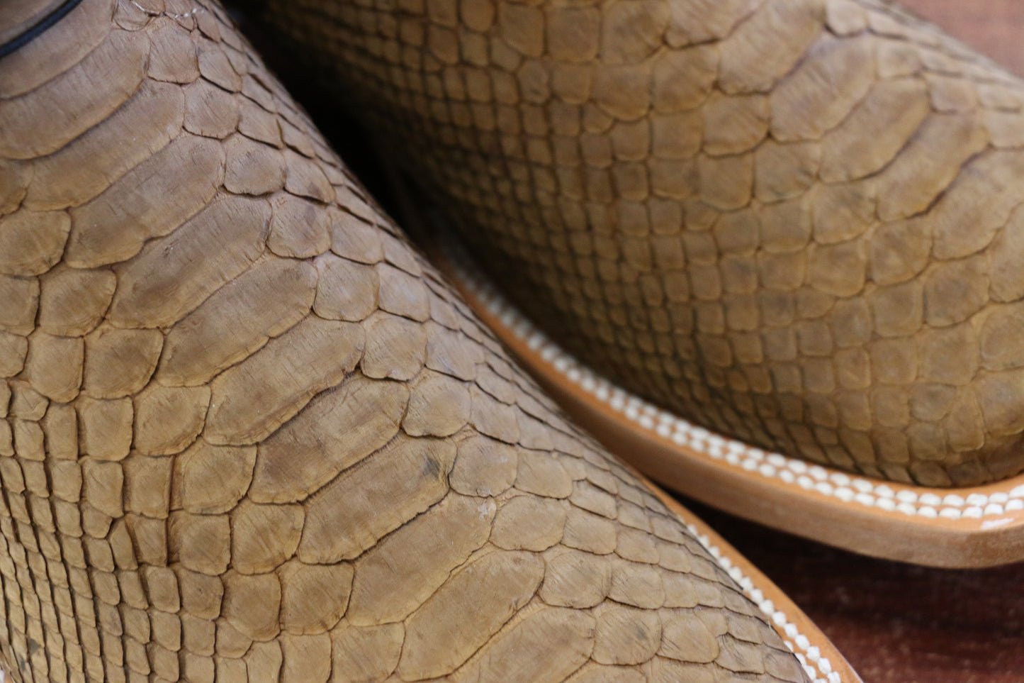 Chero's Premium Exotic Python Honey Nubuck