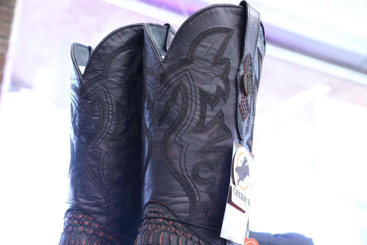 Chero's Premium Exotic Python Safari Red