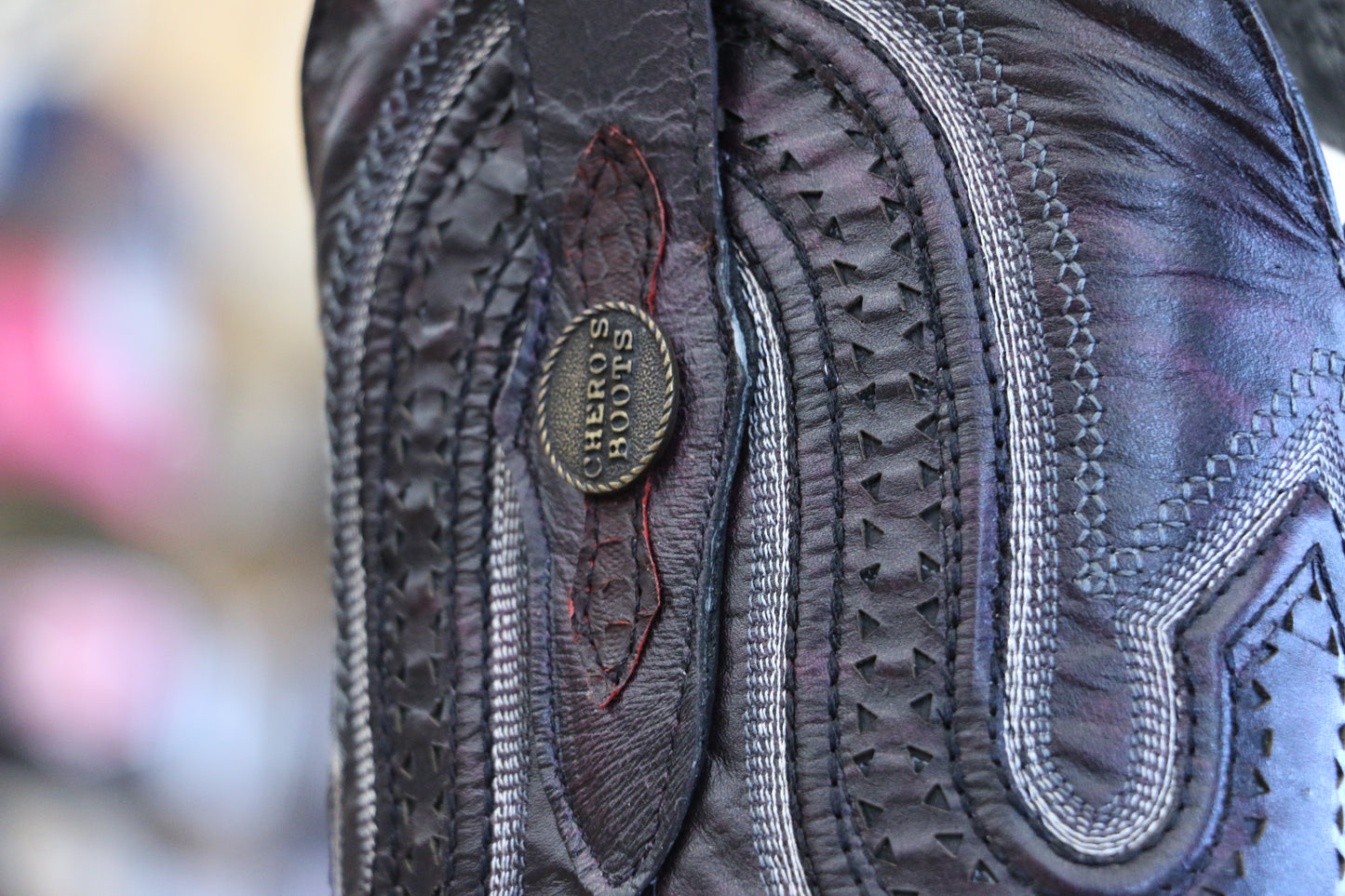 Chero's Premium Exotic Python Black Cherry