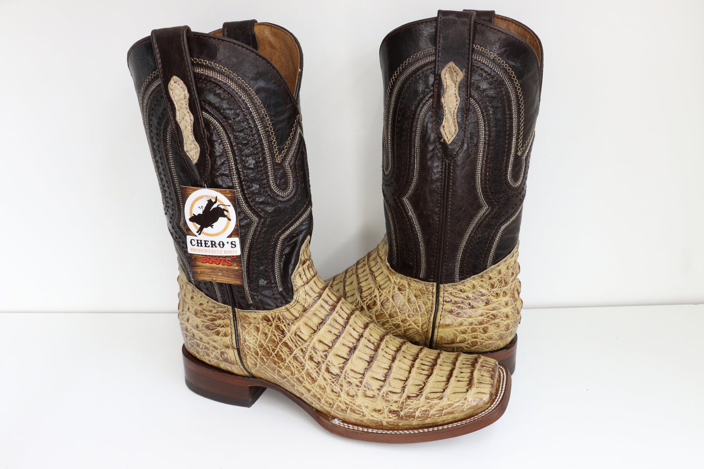 Chero’s Premium Exotic Caiman Back Sand