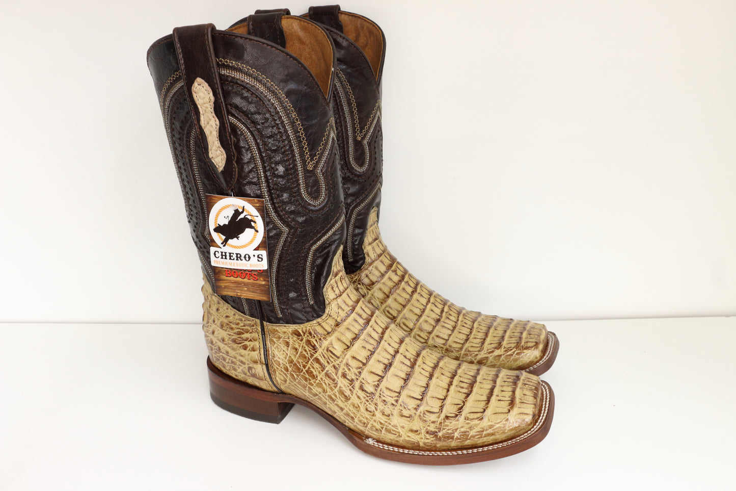 Chero’s Premium Exotic Caiman Back Sand
