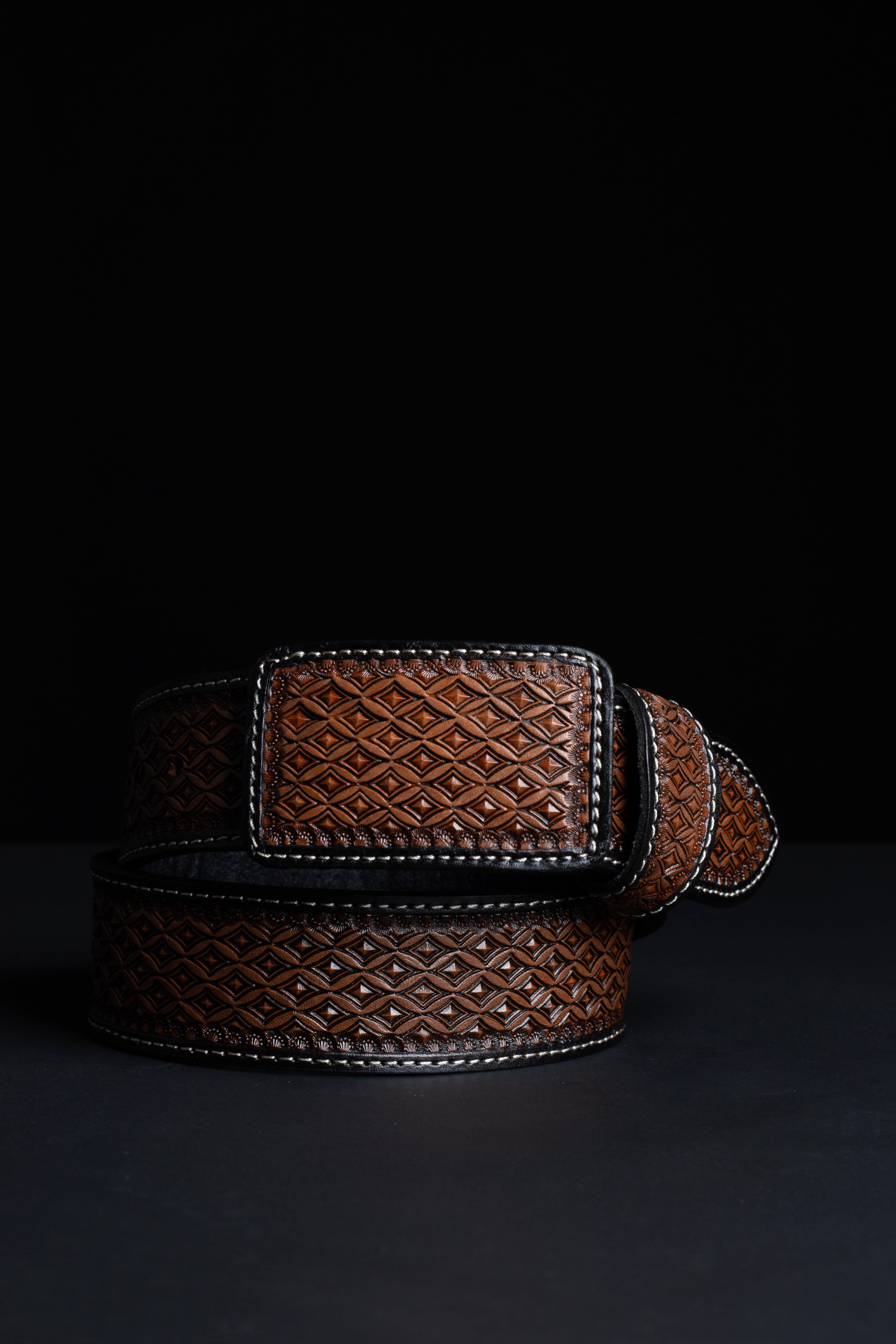 Hand-Tooled Belt - A2205
