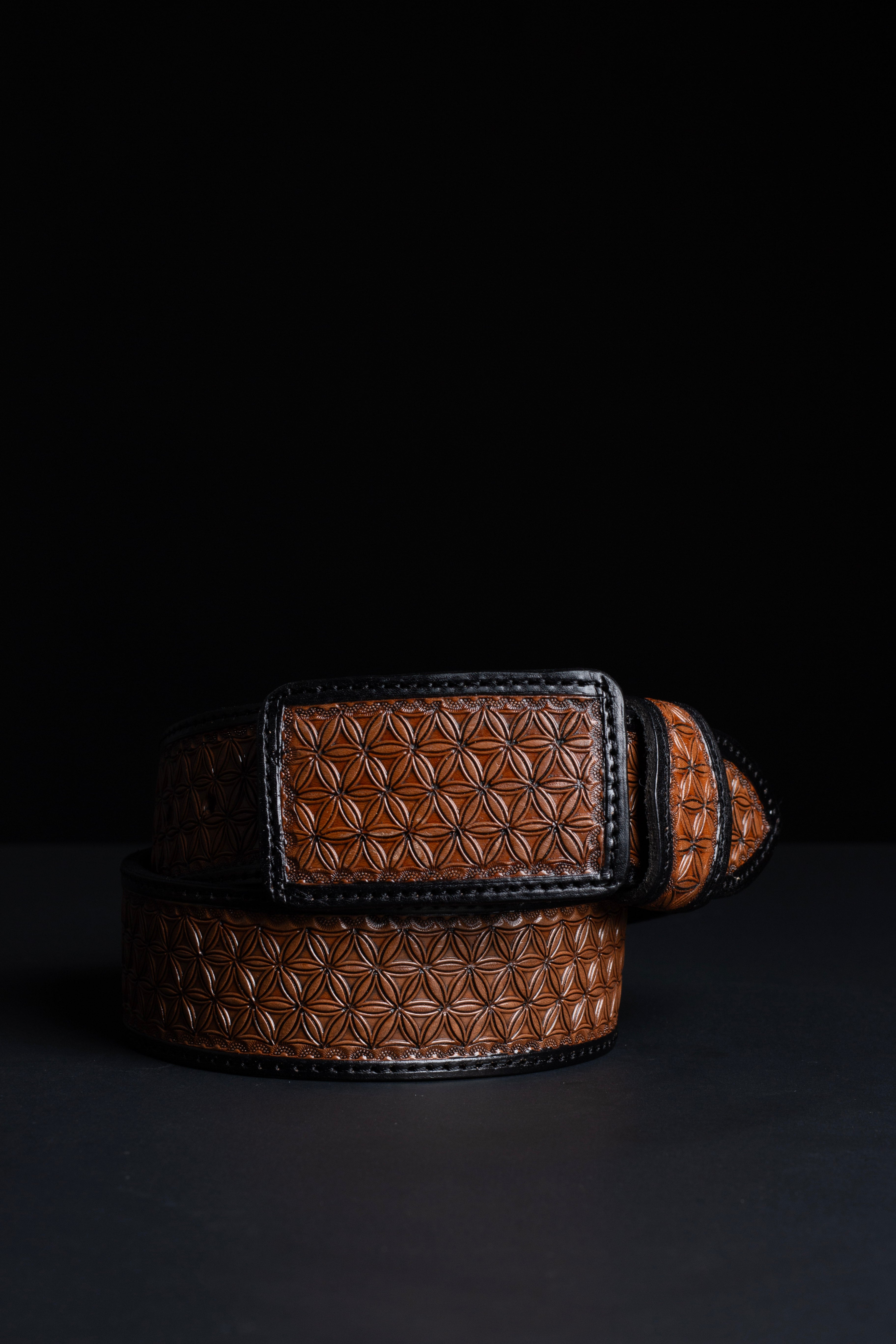 Hand-Tooled Belt - A2209