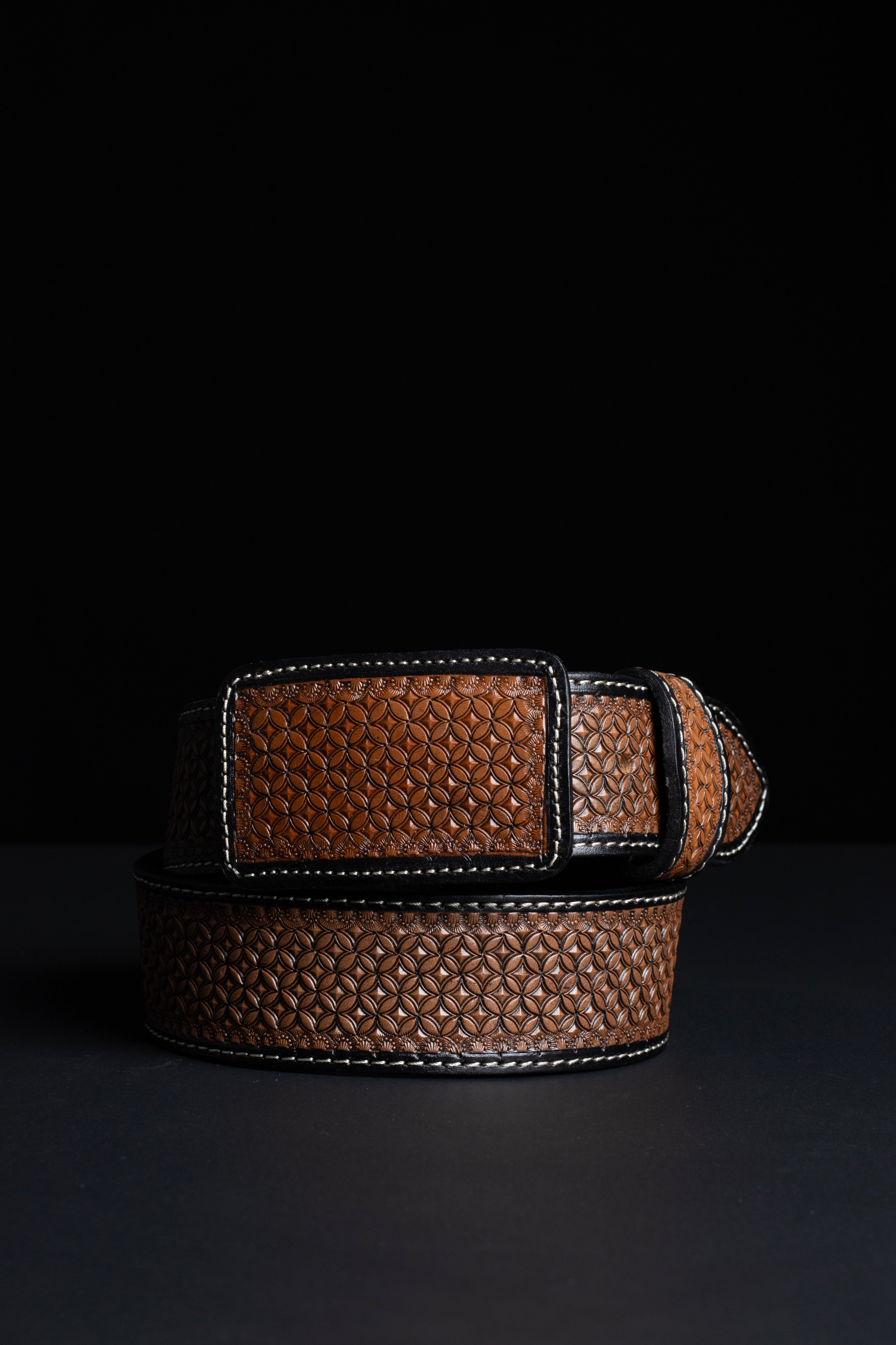 Hand-Tooled Belt - A2224