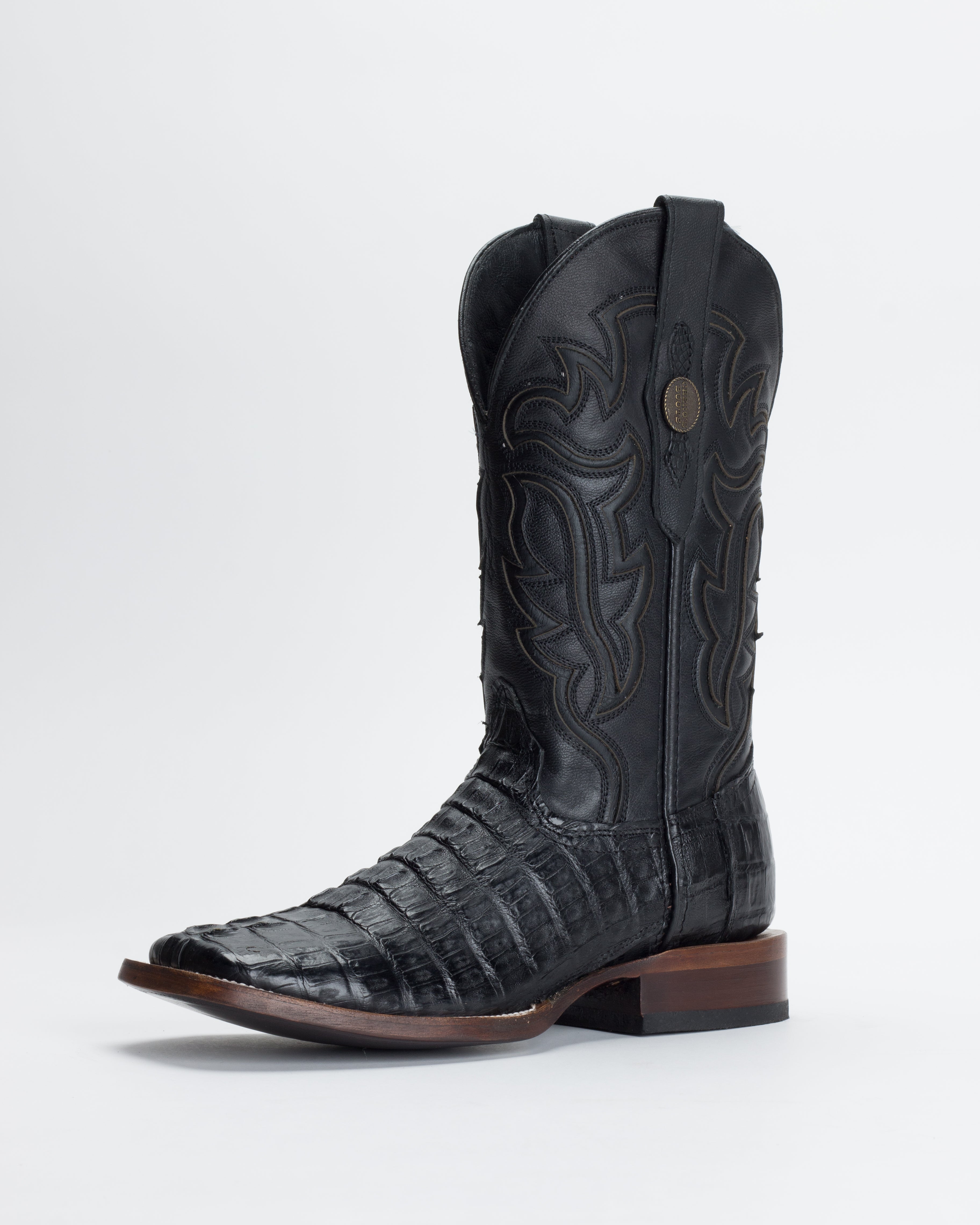 Chero's Premium Exotic Caiman Tail Noir