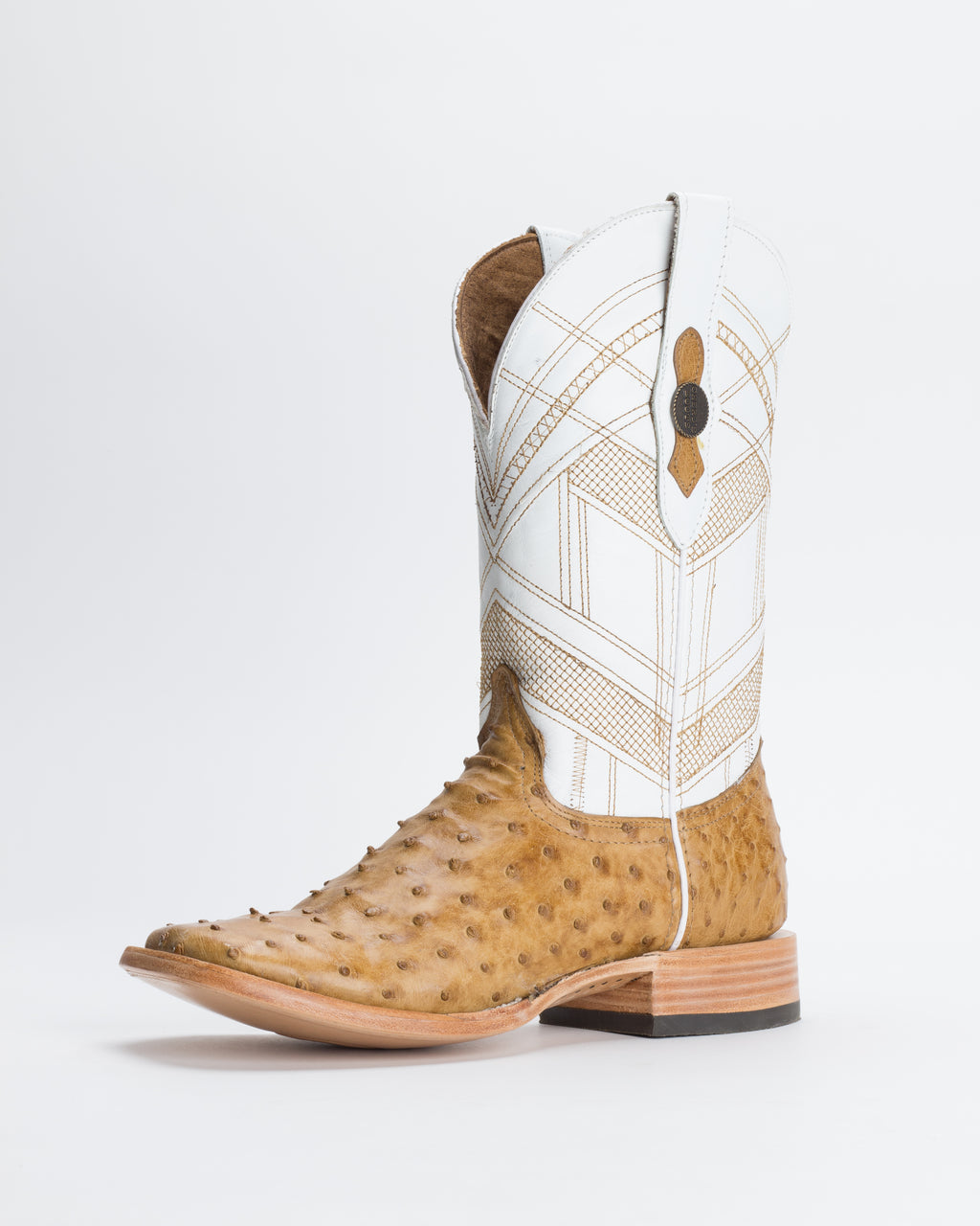 Chero's Premium Exotic Full-Quill Ostrich Saddle Gold