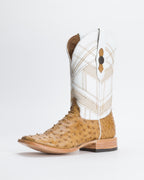 Chero's Premium Exotic Full-Quill Ostrich Saddle Gold