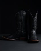 Chero's Premium Exotic Caiman Tail Noir