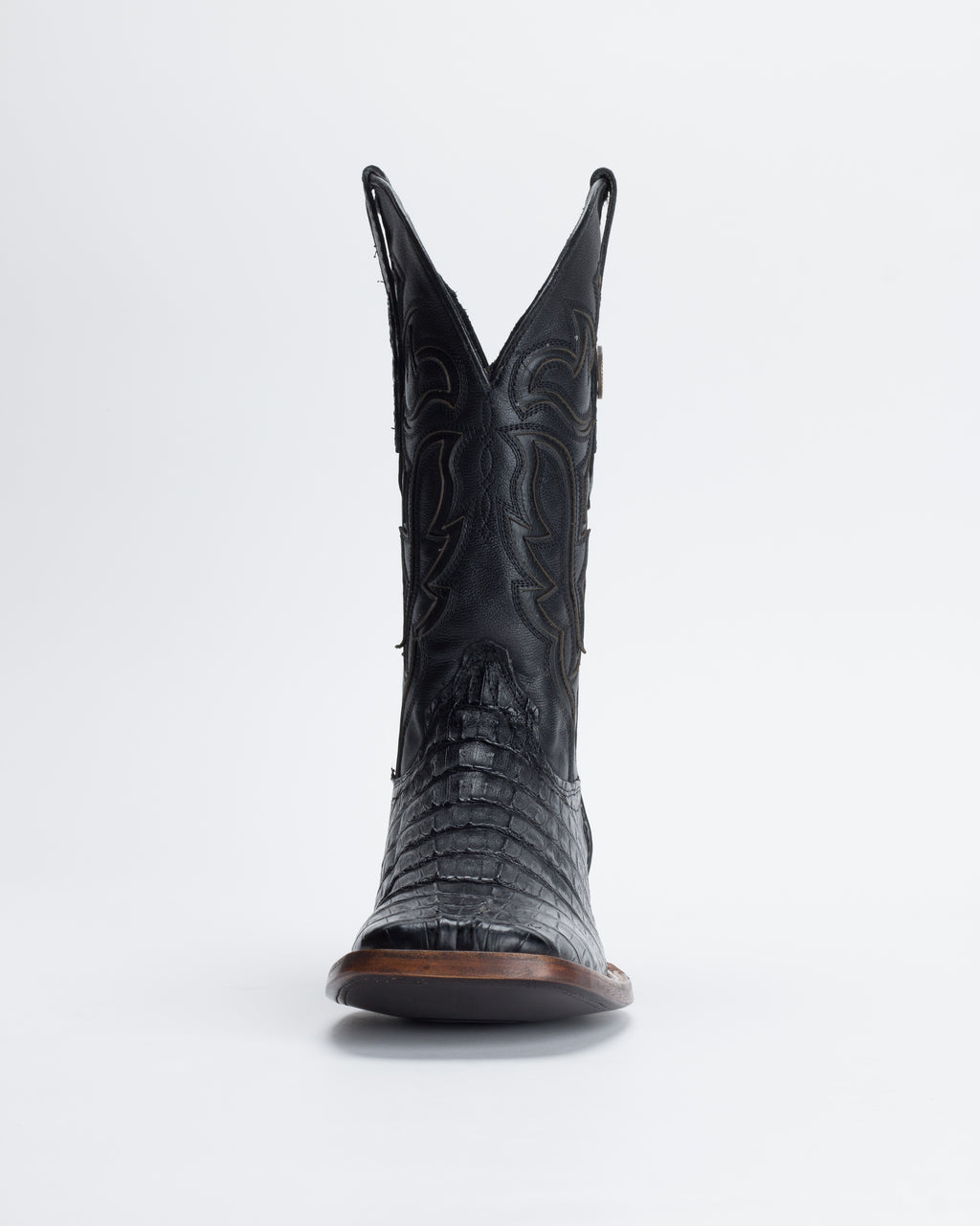 Chero's Premium Exotic Caiman Tail Noir