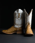 Chero's Premium Exotic Full-Quill Ostrich Saddle Gold