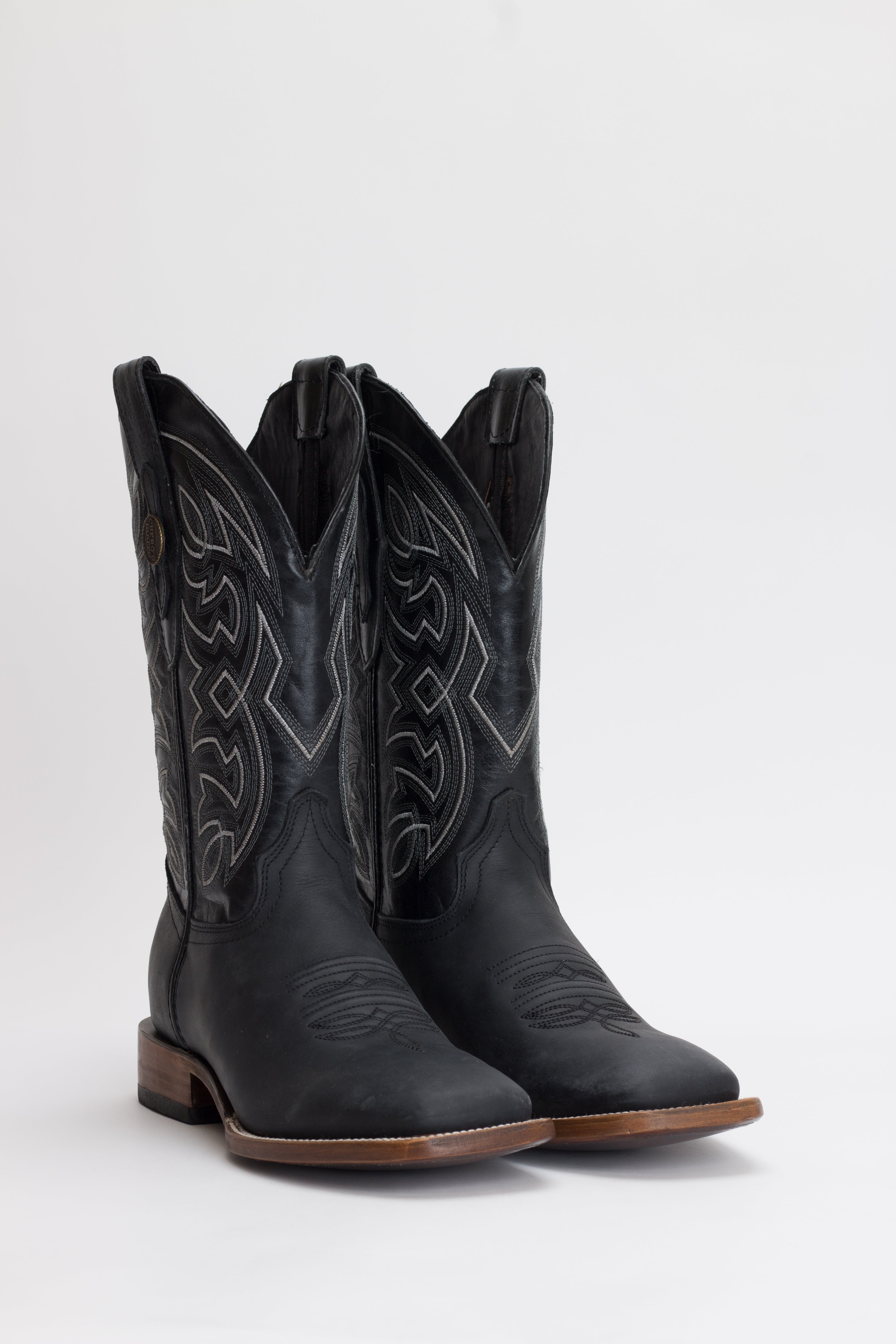 Chero's Black Nubuck Cowhide
