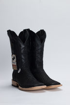 Chero's Premium Exotic Back-Cut Python Matte Black