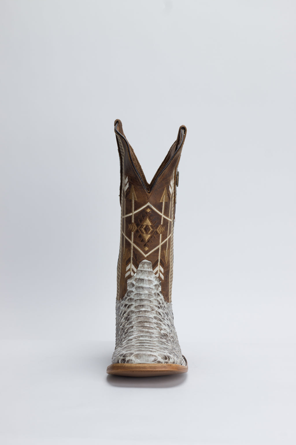 Chero's Premium Exotic Back-Cut Python Glazed Natural