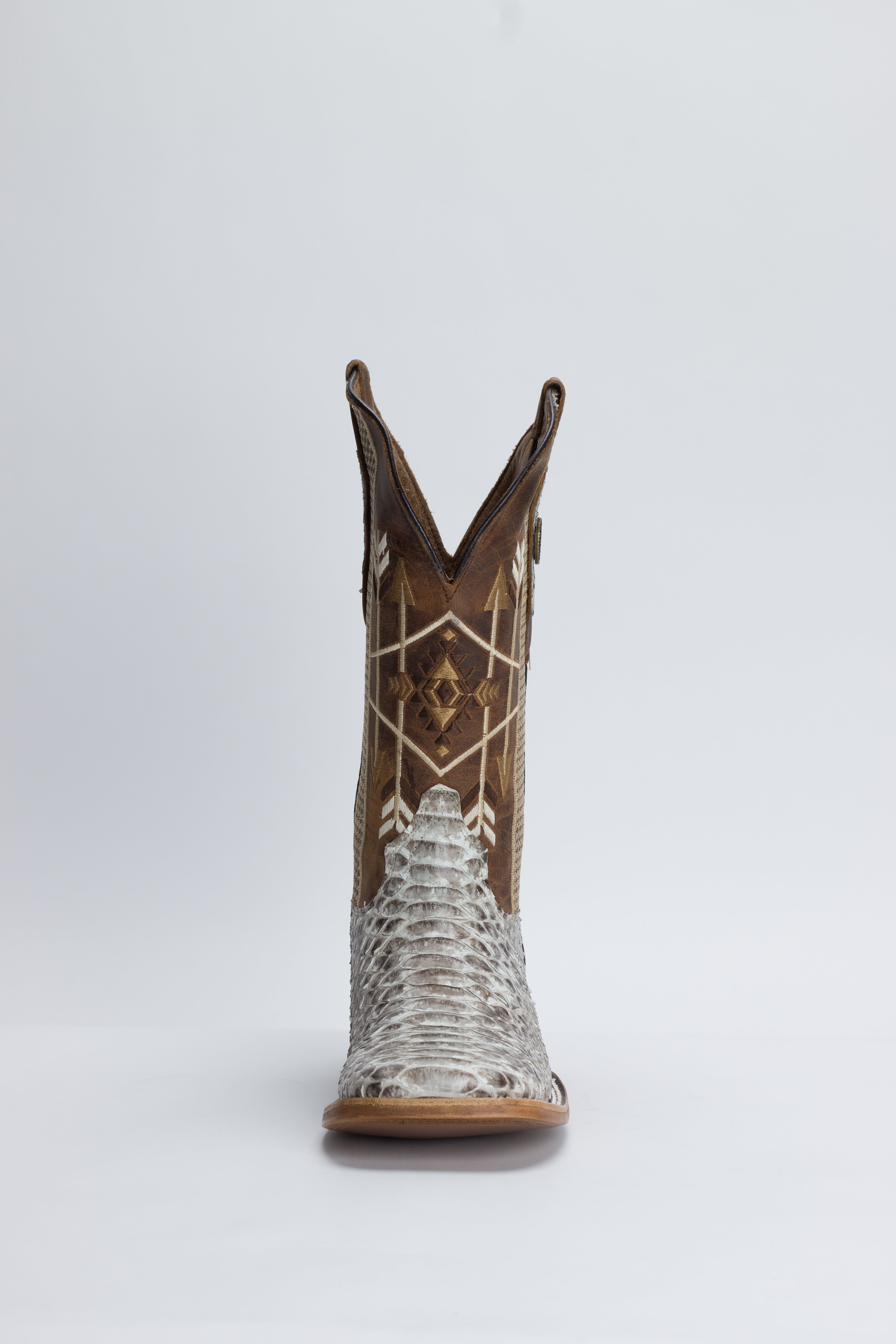 Chero's Premium Exotic Back-Cut Python Glazed Natural