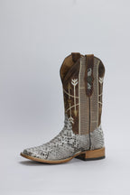 Chero's Premium Exotic Back-Cut Python Glazed Natural