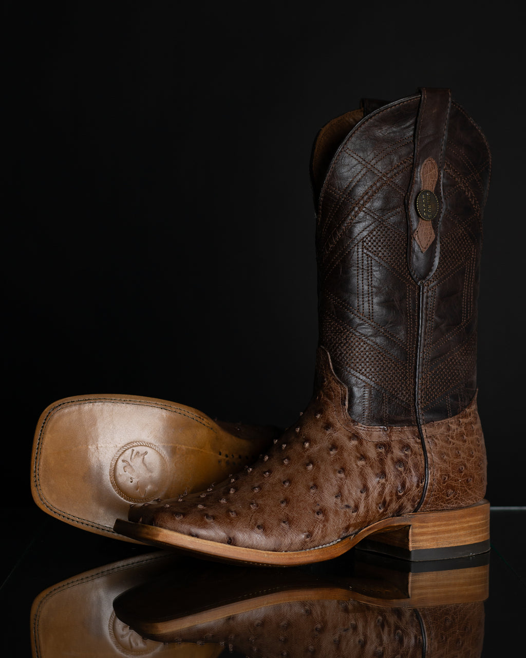 Chero's Premium Exotic Full-Quill Ostrich Kango Tobacco