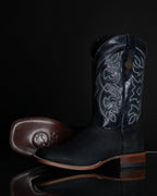 Chero's Black Nubuck Cowhide