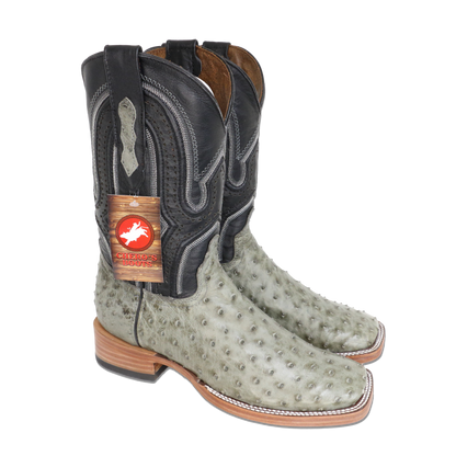 Chero's Premium Exotic Ostrich Mouse Gray