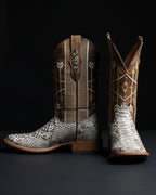 Chero's Premium Exotic Back-Cut Python Glazed Natural