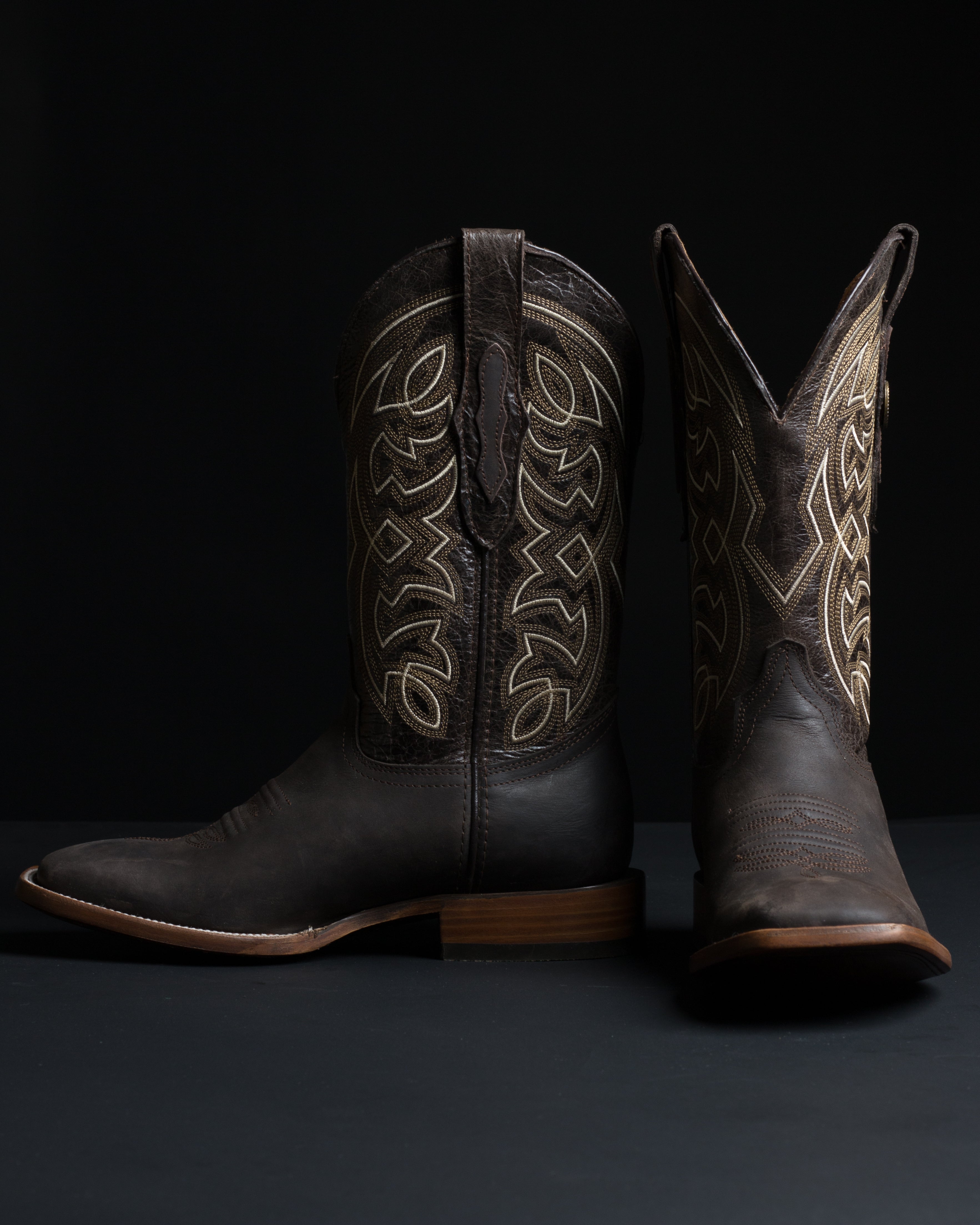 Chero's Chocolate Nubuck Cowhide