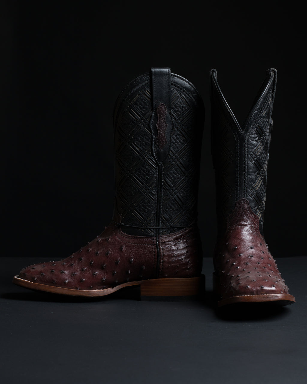 Chero's Premium Exotic Full-Quill Ostrich Red Wine