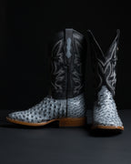Chero's Premium Exotic Full-Quill Ostrich Charcoal