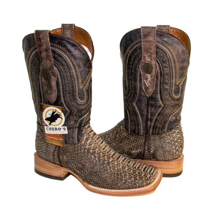 Chero's Premium Exotic Python Rustic Brown