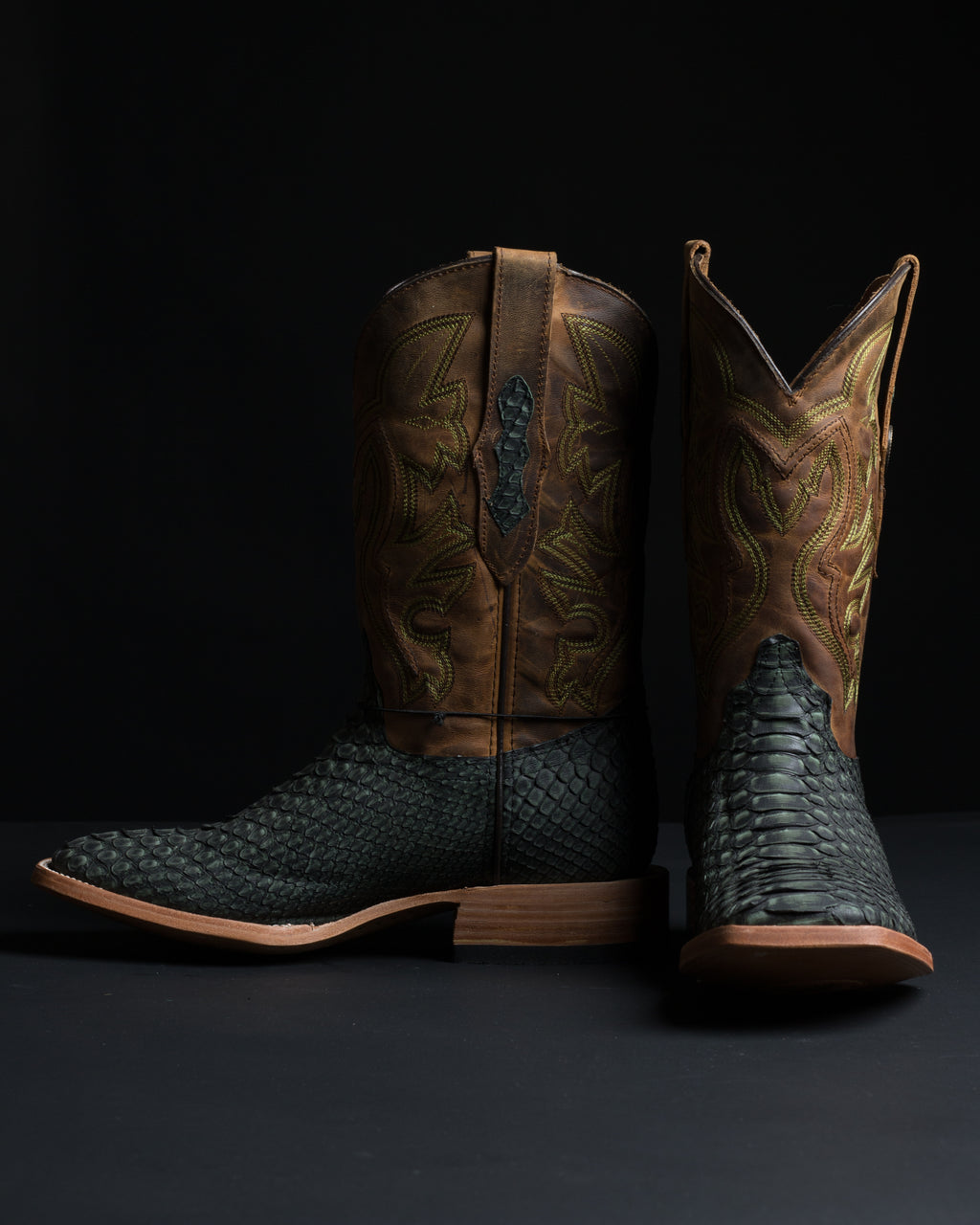 Chero's Premium Exotic Python Safari Green