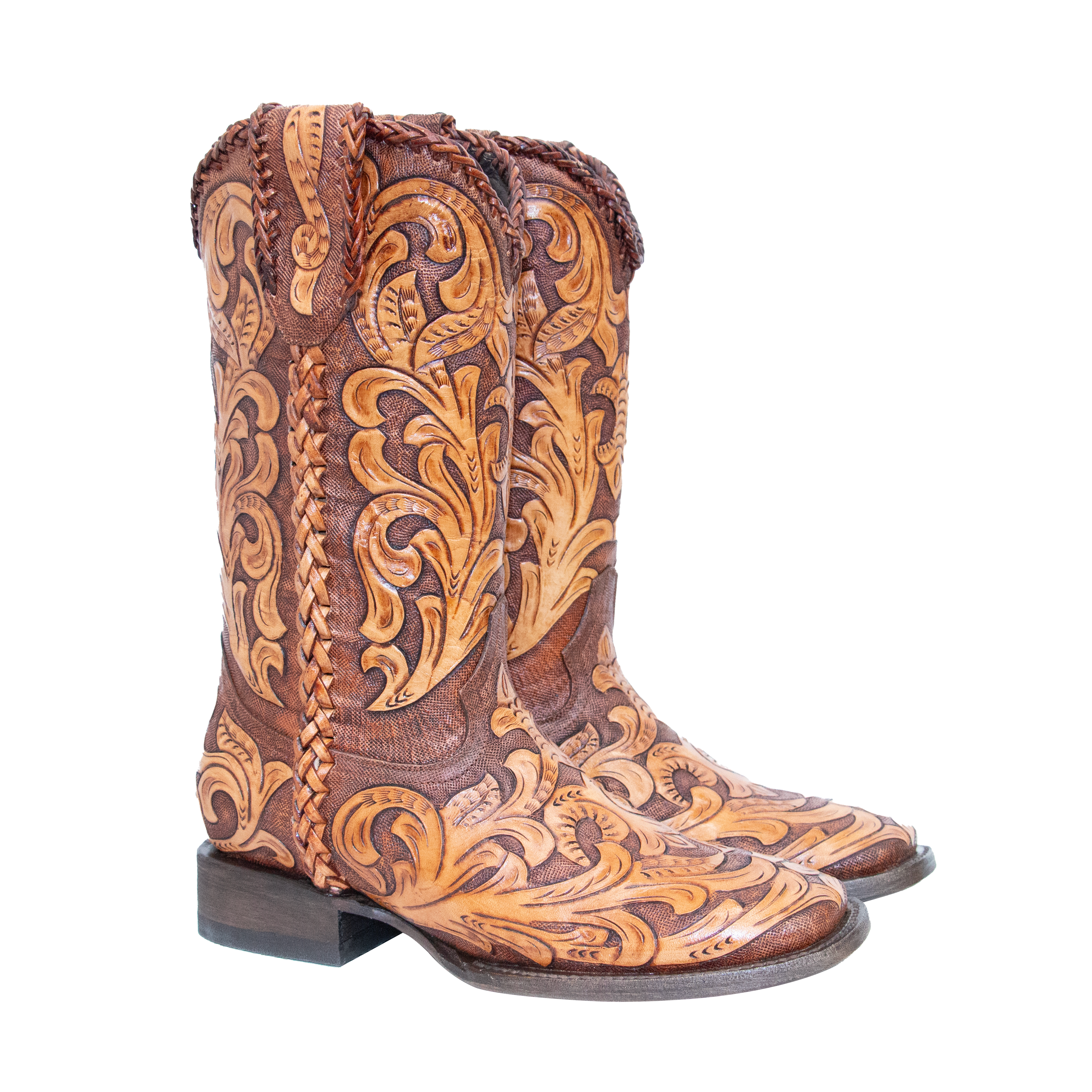 Men's Fully Hand-Tooled Boots
