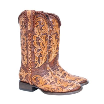 Men's Fully Hand-Tooled Boots