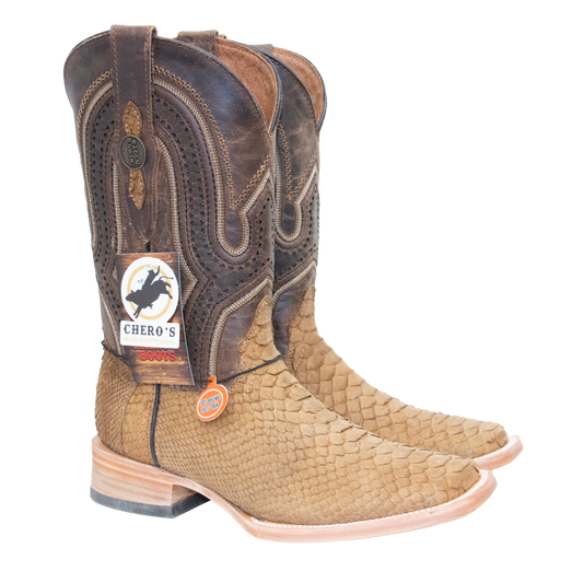 Chero's Premium Exotic Python Honey Nubuck