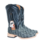 Chero's Premium Exotic Pirarucu Rustic Gray