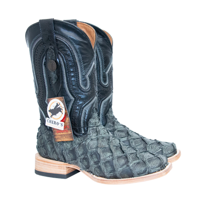 Chero's Premium Exotic Pirarucu Rustic Grey