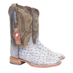Chero's Premium Exotic Ostrich Nicotine Bone (Dark Sole)