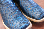 Chero's Premium Exotic Python Black Turquoise
