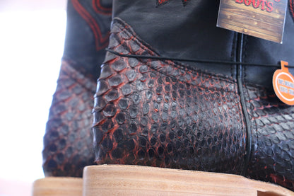 Chero's Premium Exotic Python Black/Red