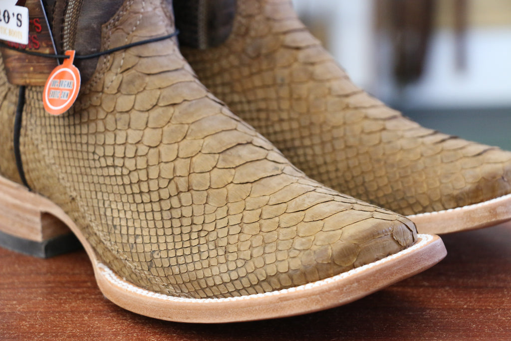 Chero's Premium Exotic Python Honey Nubuck