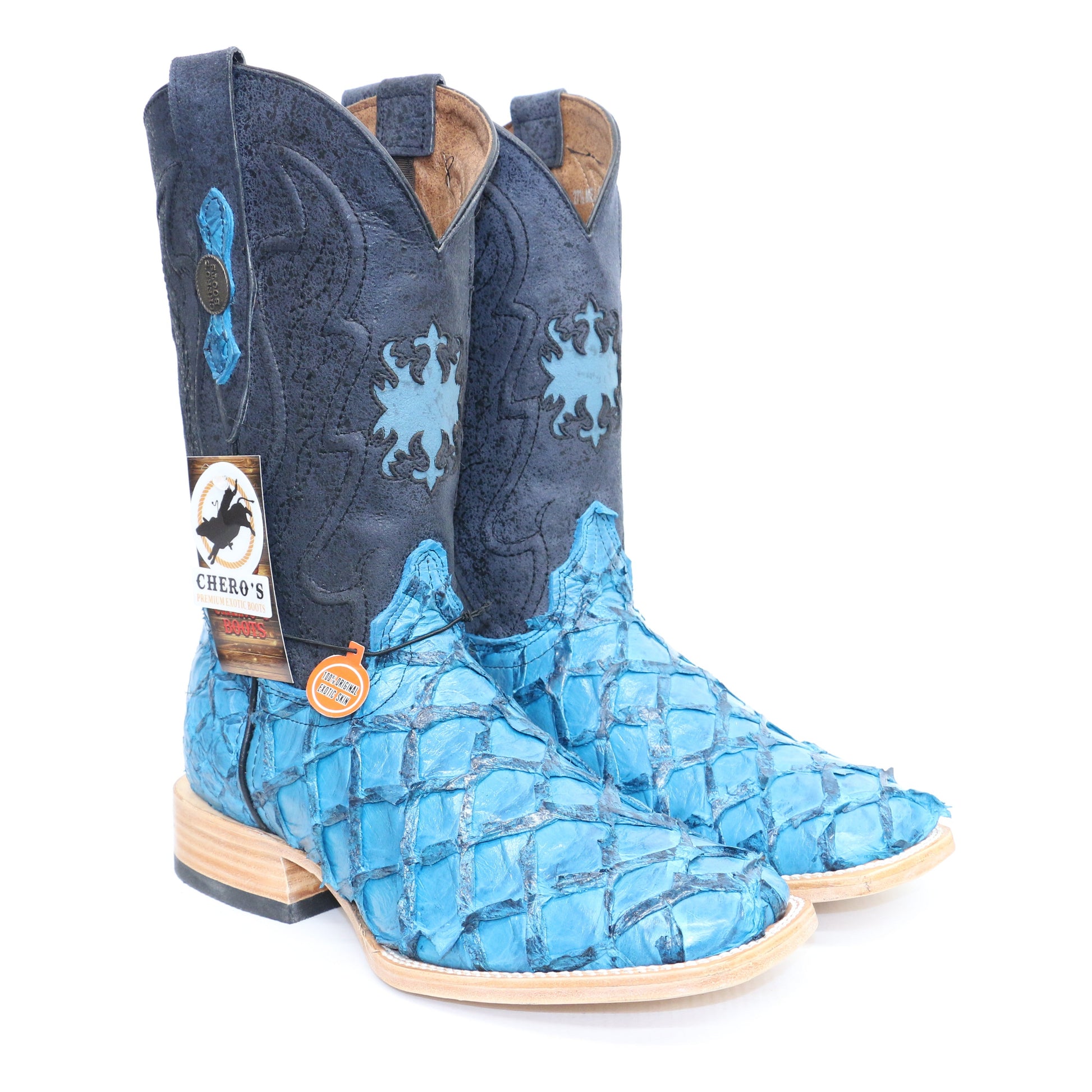 Chero's Premium Exotic Pirarucu Bahama Blue