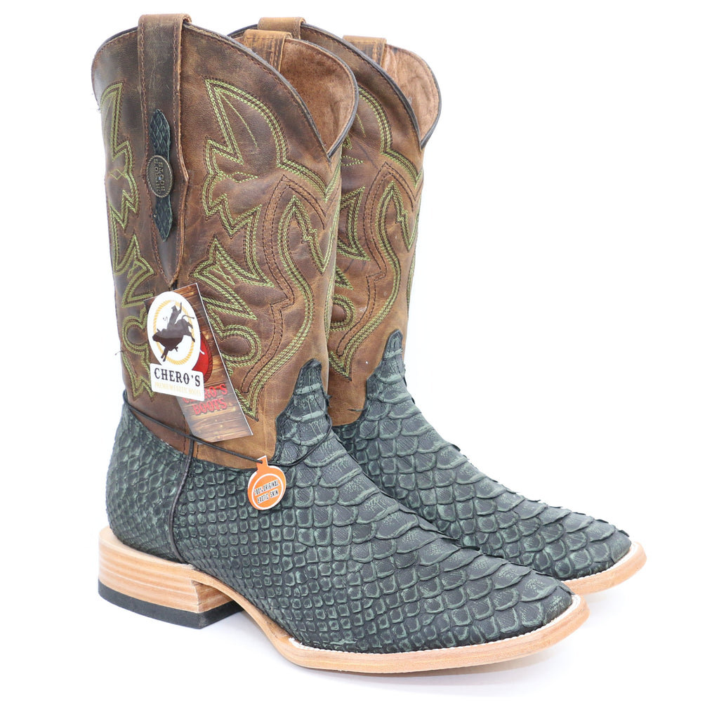 Chero's Premium Exotic Python Safari Green