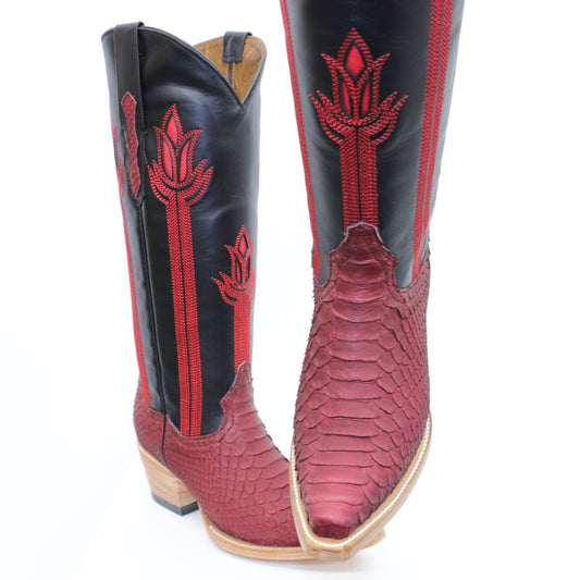 Chero's Premium Exotic Python Red Tulips