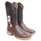 Chero's Premium Exotic Ostrich Cowboy Light Brown