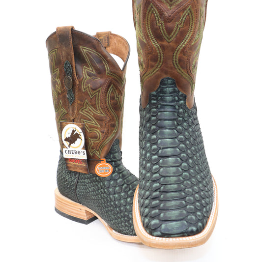 Chero's Premium Exotic Python Safari Green