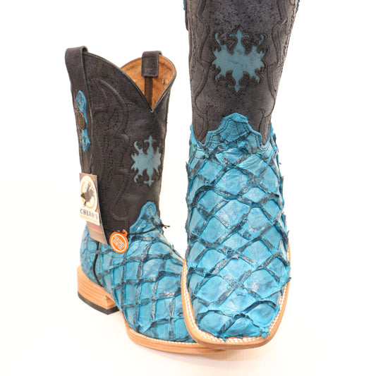 Chero's Premium Exotic Pirarucu Bahama Blue