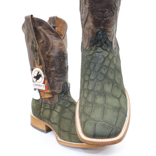 Chero's Premium Exotic Alligator Belly Olive